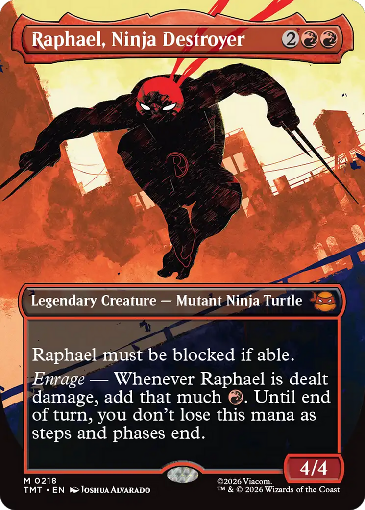 Raphael, Ninja Destroyer (Borderless) [Teenage Mutant Ninja Turtles] | Impulse Games and Hobbies
