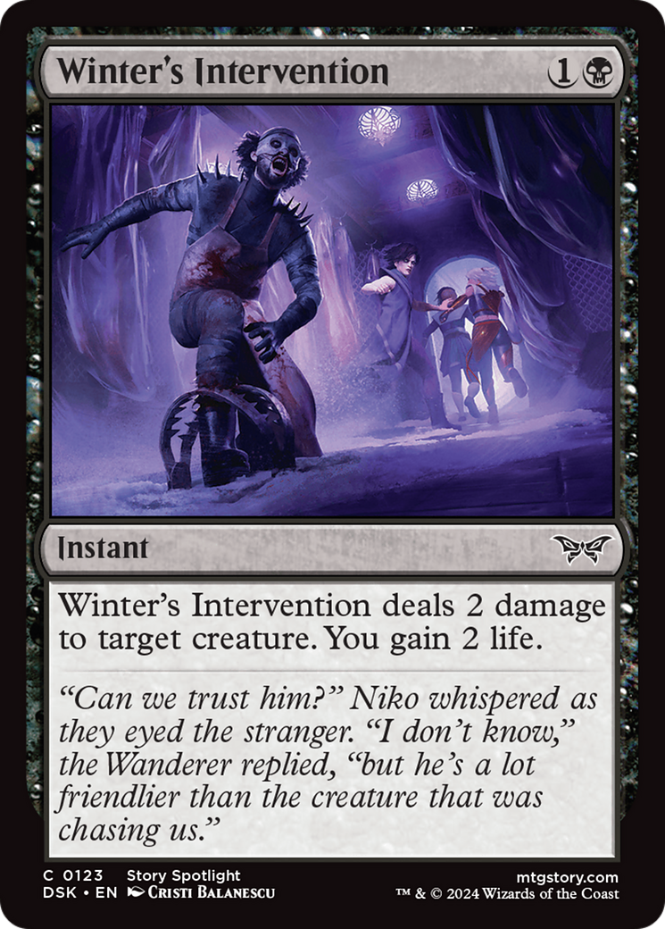 Winter's Intervention [Duskmourn: House of Horror] | Impulse Games and Hobbies