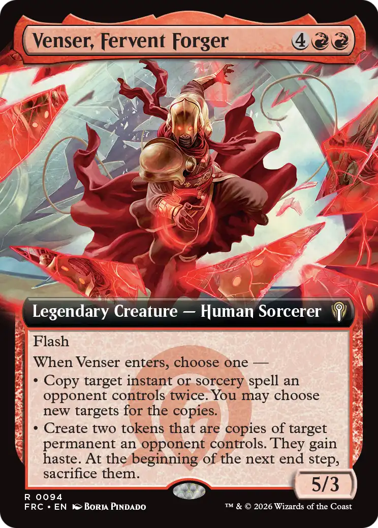 Venser, Fervent Forger (Extended Art) [Reality Fracture Commander] | Impulse Games and Hobbies
