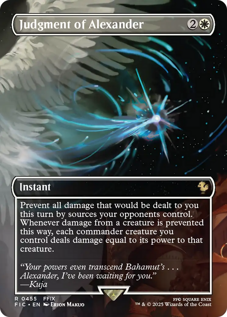 Judgment of Alexander (Borderless) [FINAL FANTASY Commander] | Impulse Games and Hobbies