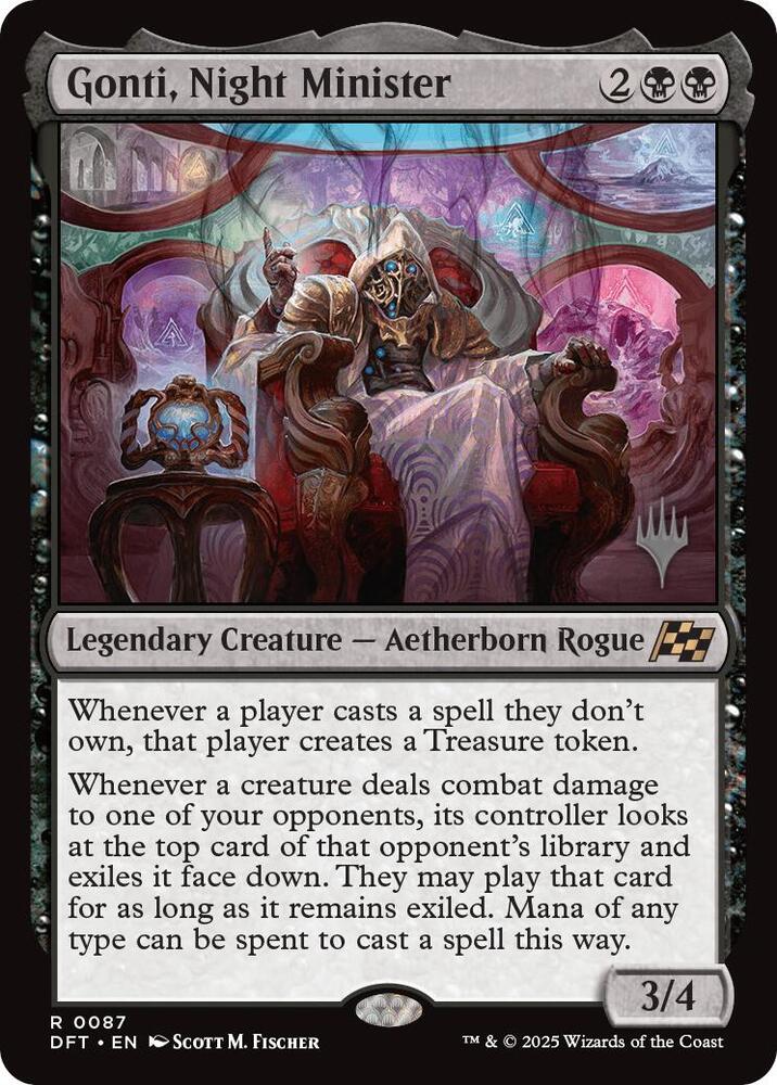 Gonti, Night Minister (Promo Pack) [Aetherdrift Promos] | Impulse Games and Hobbies