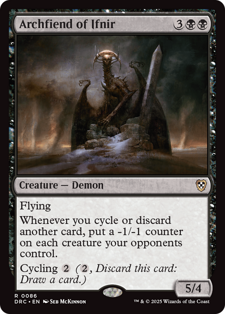 Archfiend of Ifnir [Aetherdrift Commander] | Impulse Games and Hobbies