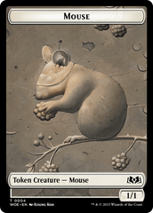 Mouse // Food (0013) Double-Sided Token [Wilds of Eldraine Tokens] | Impulse Games and Hobbies