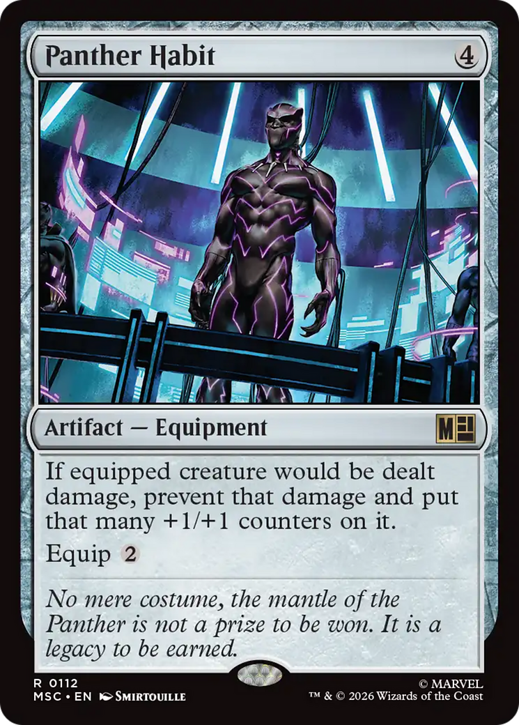 Panther Habit (Surge Foil) [Marvel Super Heroes Commander] | Impulse Games and Hobbies