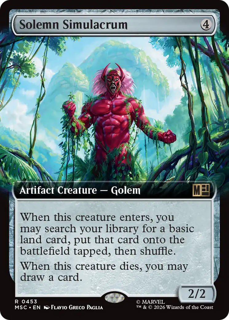 Solemn Simulacrum (Extended Art) [Marvel Super Heroes Commander] | Impulse Games and Hobbies