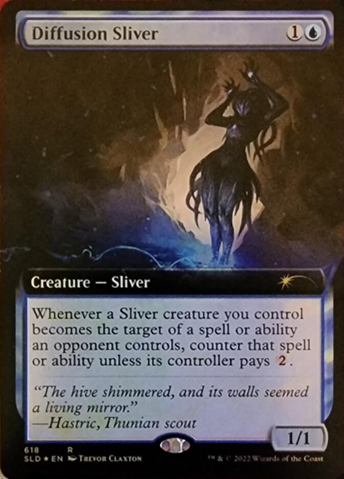 Diffusion Sliver (Extended Art) [Secret Lair Drop Promos] | Impulse Games and Hobbies