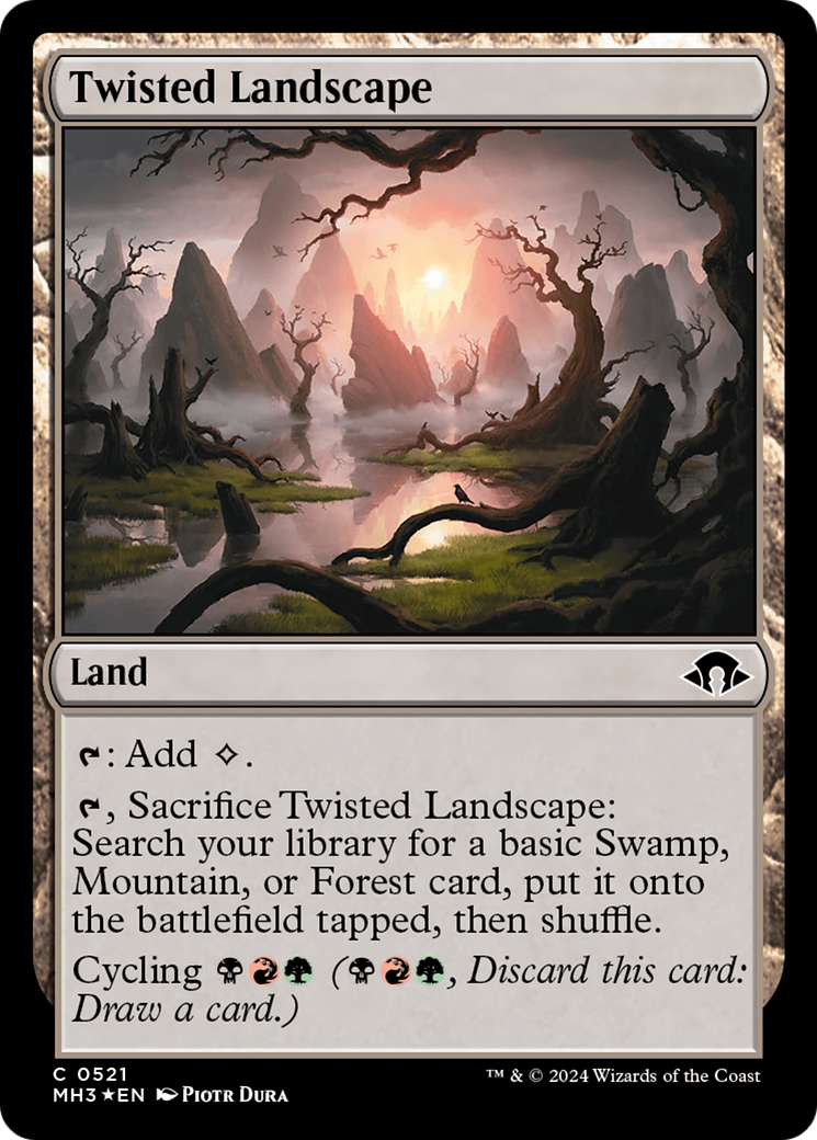 Twisted Landscape (Ripple Foil) [Modern Horizons 3] | Impulse Games and Hobbies