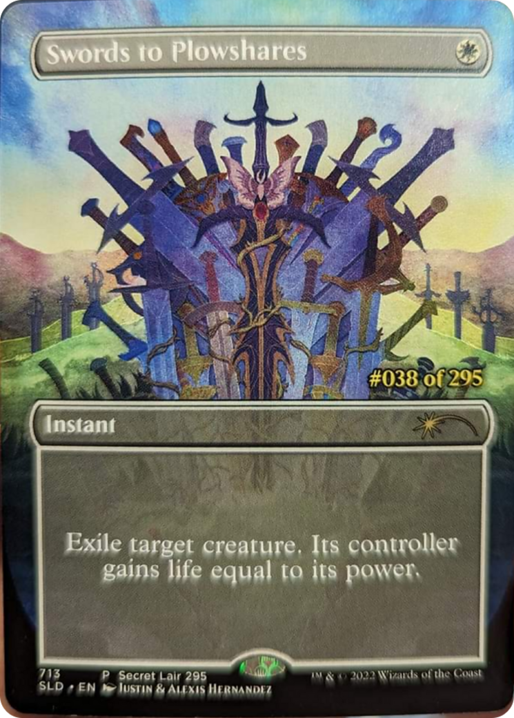 Swords to Plowshares (Serial Numbered) [Secret Lair Drop Series] | Impulse Games and Hobbies