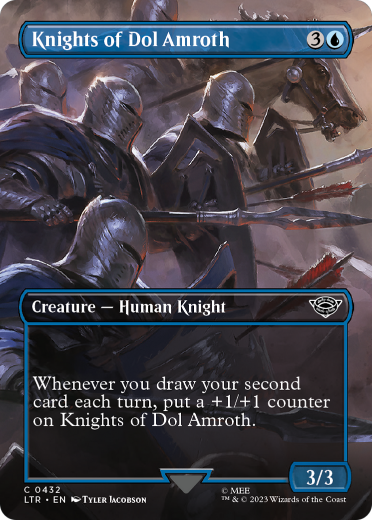 Knights of Dol Amroth (Borderless Alternate Art) [The Lord of the Rings: Tales of Middle-Earth] | Impulse Games and Hobbies