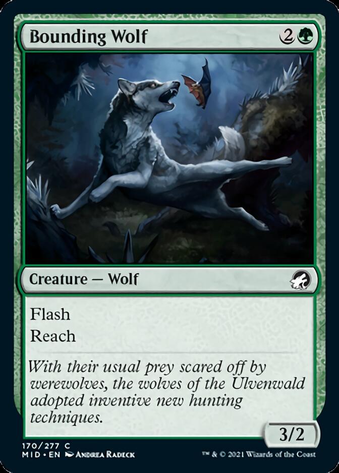 Bounding Wolf [Innistrad: Midnight Hunt] | Impulse Games and Hobbies