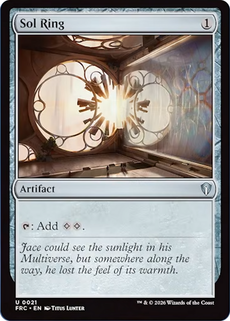 Sol Ring [Reality Fracture Commander] | Impulse Games and Hobbies