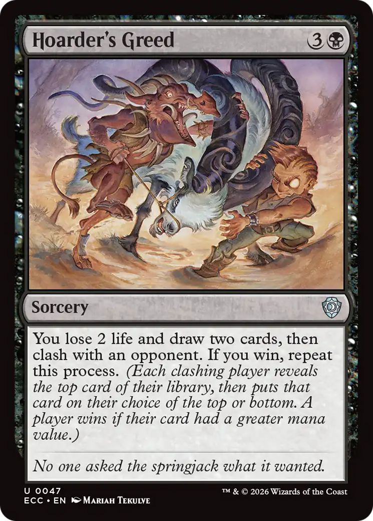 Hoarder's Greed [Lorwyn Eclipsed Commander] | Impulse Games and Hobbies