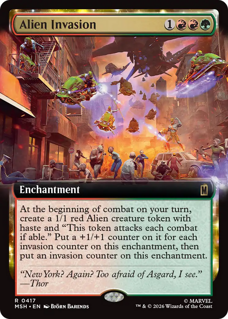Alien Invasion (Extended Art) [Marvel Super Heroes] | Impulse Games and Hobbies
