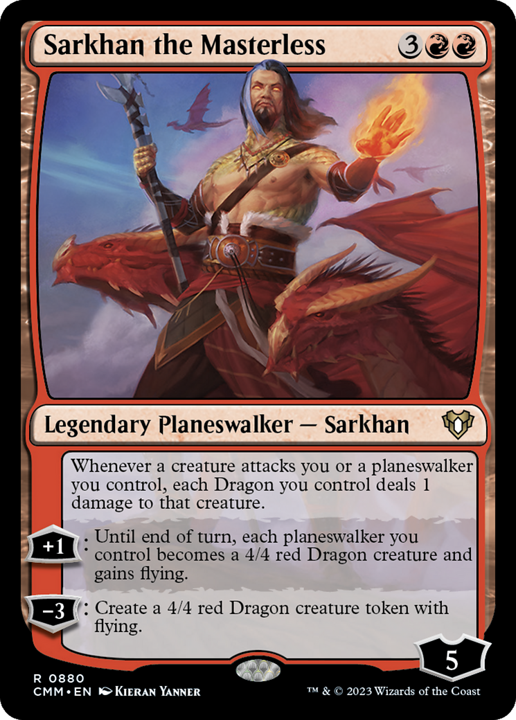 Sarkhan the Masterless [Commander Masters] | Impulse Games and Hobbies