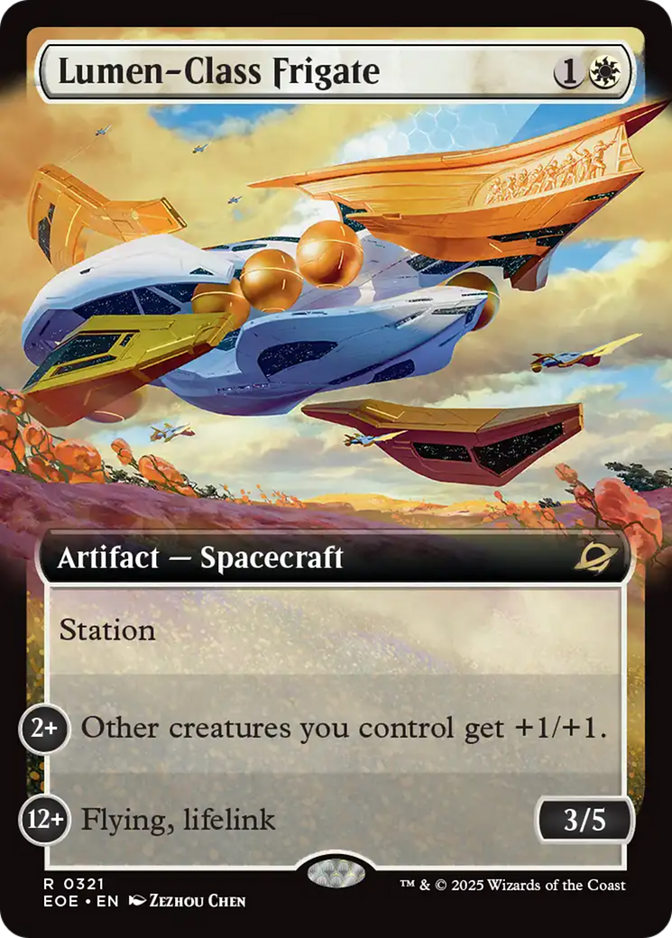 Lumen-Class Frigate (Extended Art) [Edge of Eternities] | Impulse Games and Hobbies