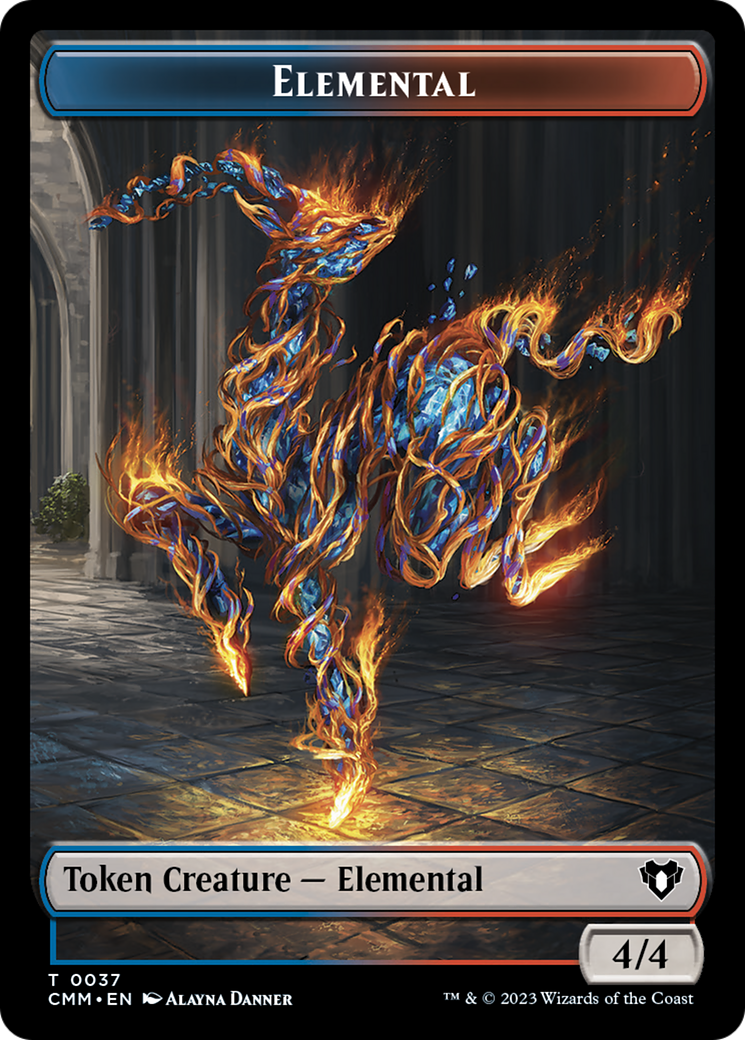 Elemental Token (37) [Commander Masters Tokens] | Impulse Games and Hobbies