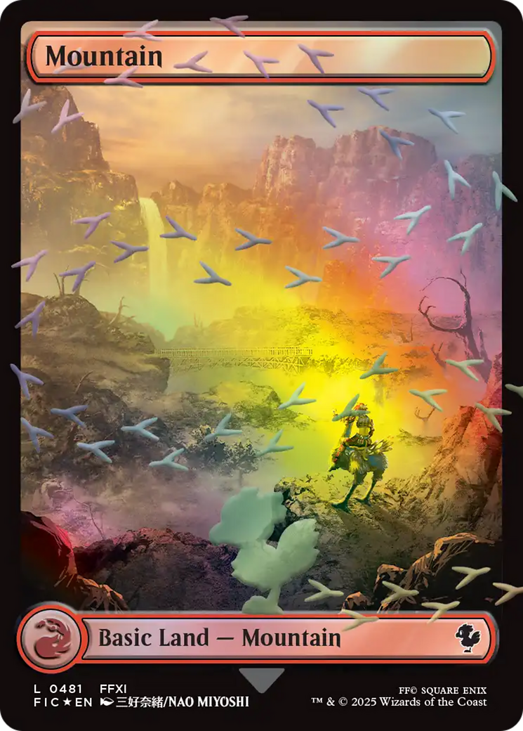 Mountain (Chocobo Track Foil) [FINAL FANTASY Commander] | Impulse Games and Hobbies