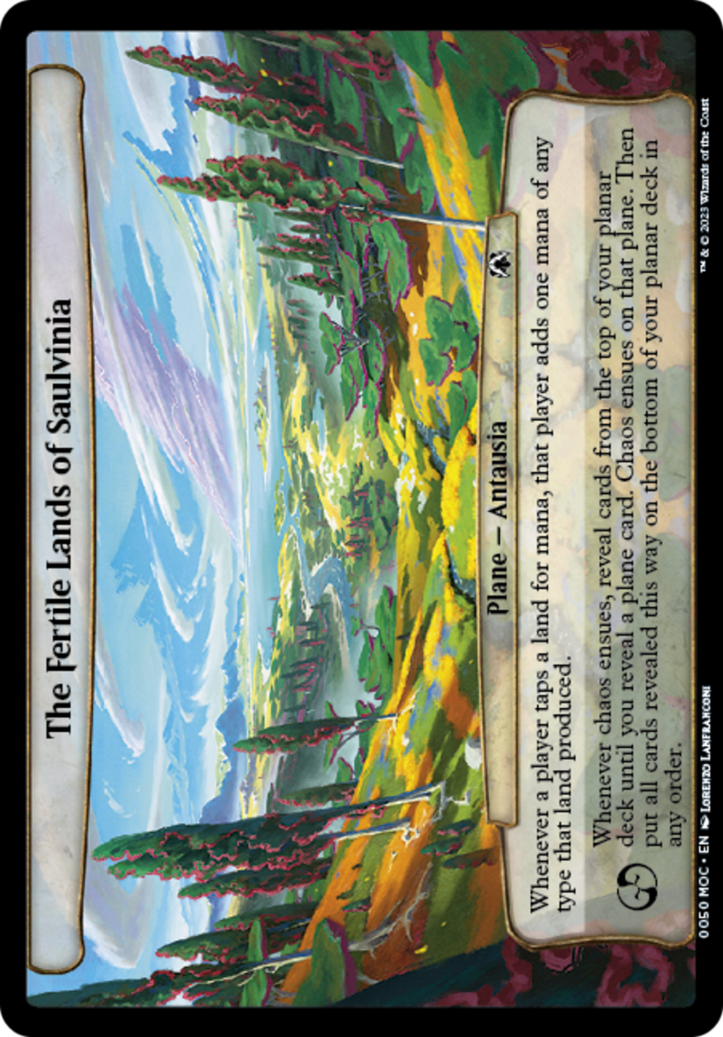 The Fertile Lands of Saulvinia [March of the Machine Commander] | Impulse Games and Hobbies