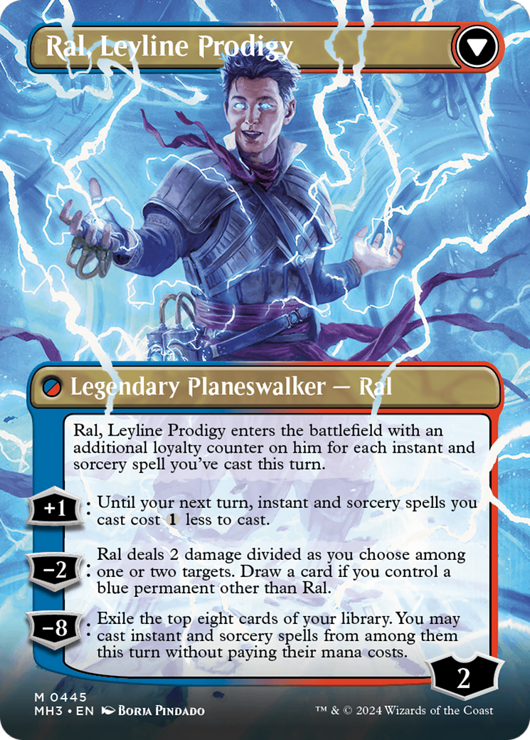 Ral, Monsoon Mage // Ral, Leyline Prodigy (Borderless) [Modern Horizons 3] | Impulse Games and Hobbies