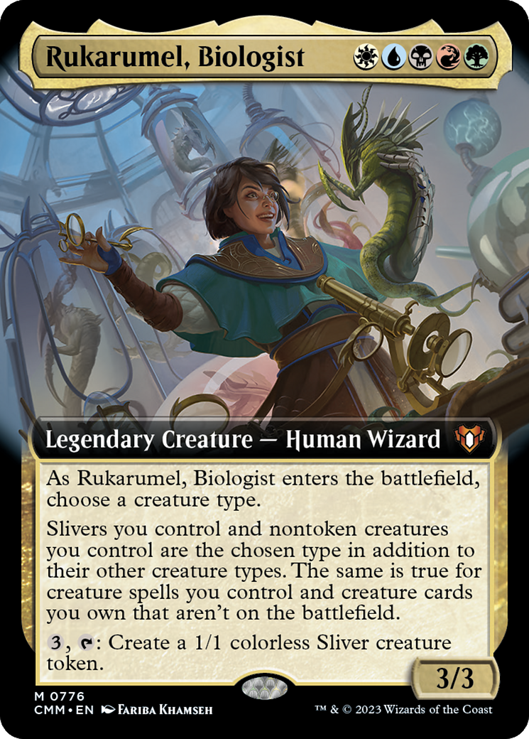 Rukarumel, Biologist (Extended Art) [Commander Masters] | Impulse Games and Hobbies