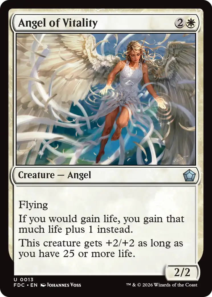 Angel of Vitality [Foundations Commander] | Impulse Games and Hobbies