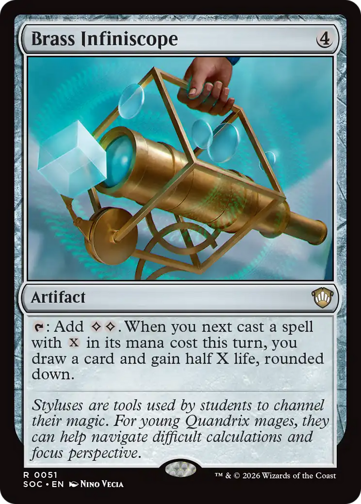 Brass Infiniscope [Secrets of Strixhaven Commander] | Impulse Games and Hobbies