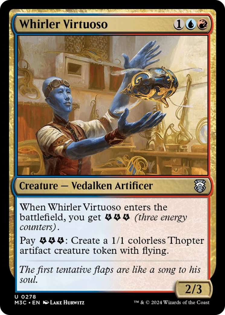 Whirler Virtuoso (Ripple Foil) [Modern Horizons 3 Commander] | Impulse Games and Hobbies