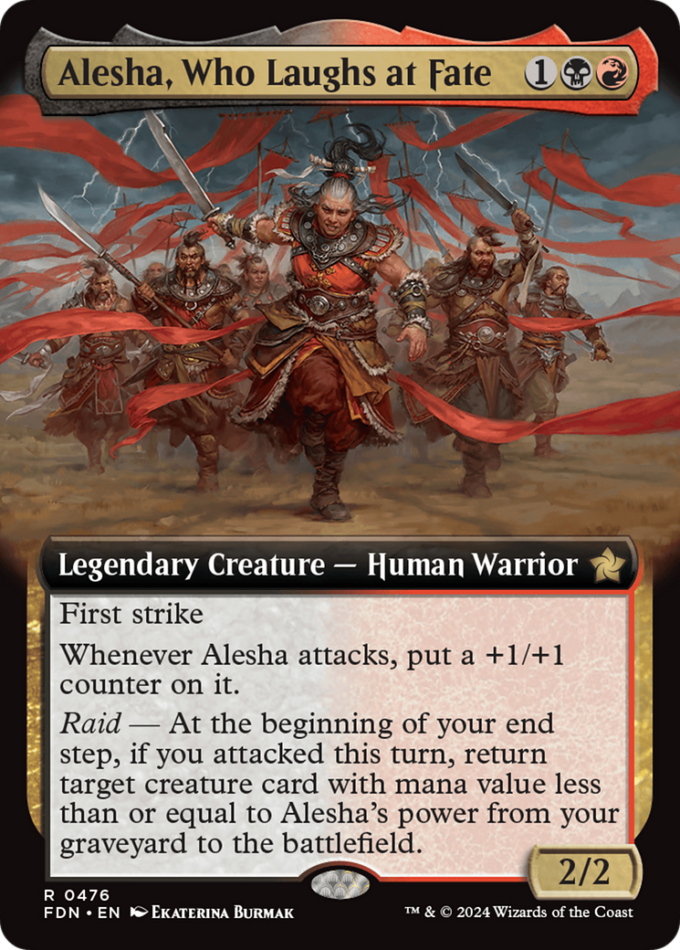 Alesha, Who Laughs at Fate (Extended Art) [Foundations] | Impulse Games and Hobbies