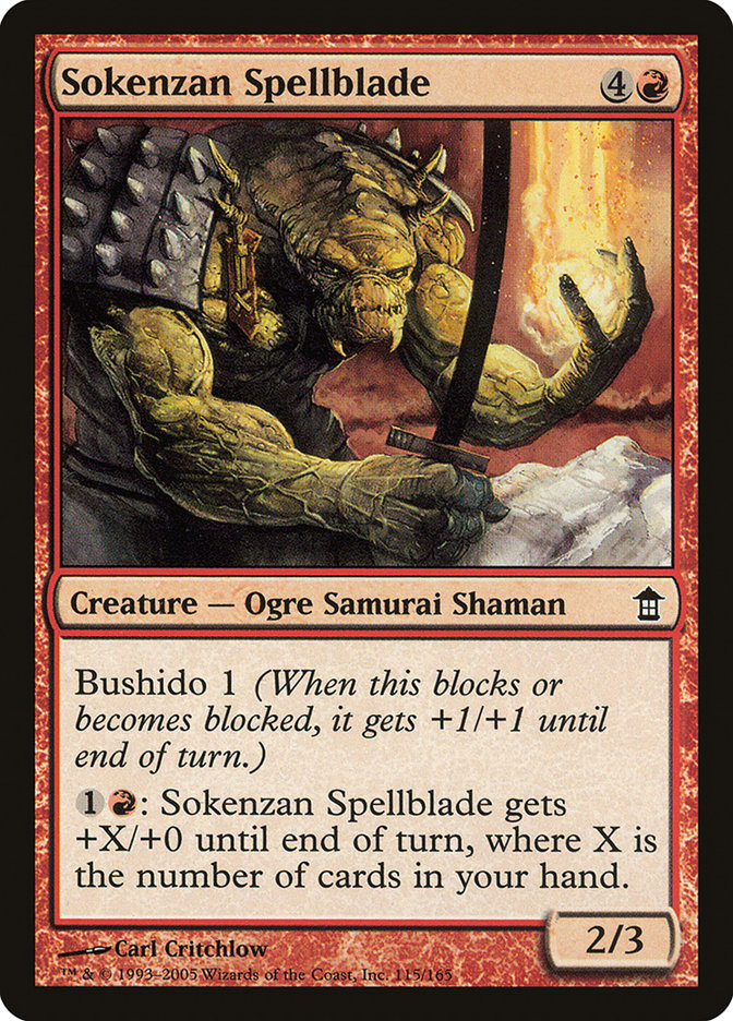 Sokenzan Spellblade [Saviors of Kamigawa] | Impulse Games and Hobbies