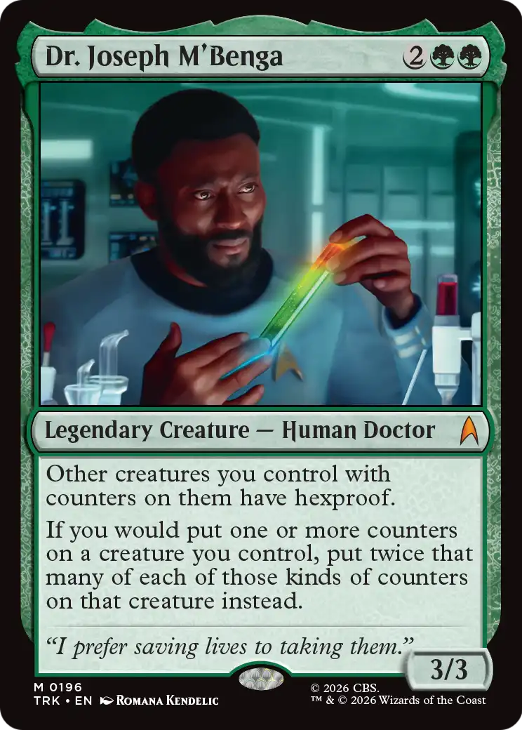 Dr. Joseph M'Benga [Star Trek] | Impulse Games and Hobbies