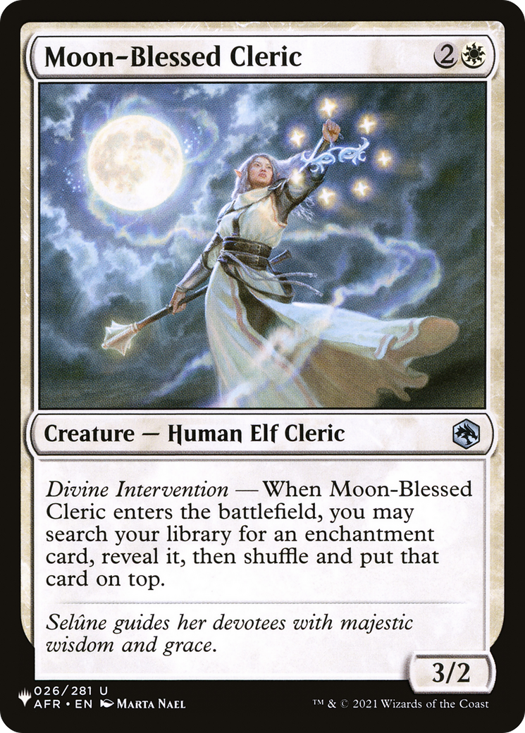 Moon-Blessed Cleric [The List Reprints] | Impulse Games and Hobbies