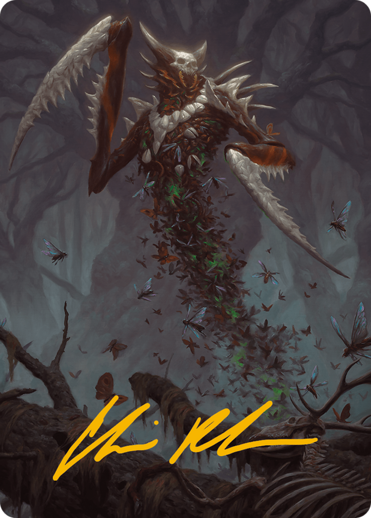 Grist, the Plague Swarm Art Card (Gold-Stamped Signature) [Modern Horizons 3 Art Series] | Impulse Games and Hobbies