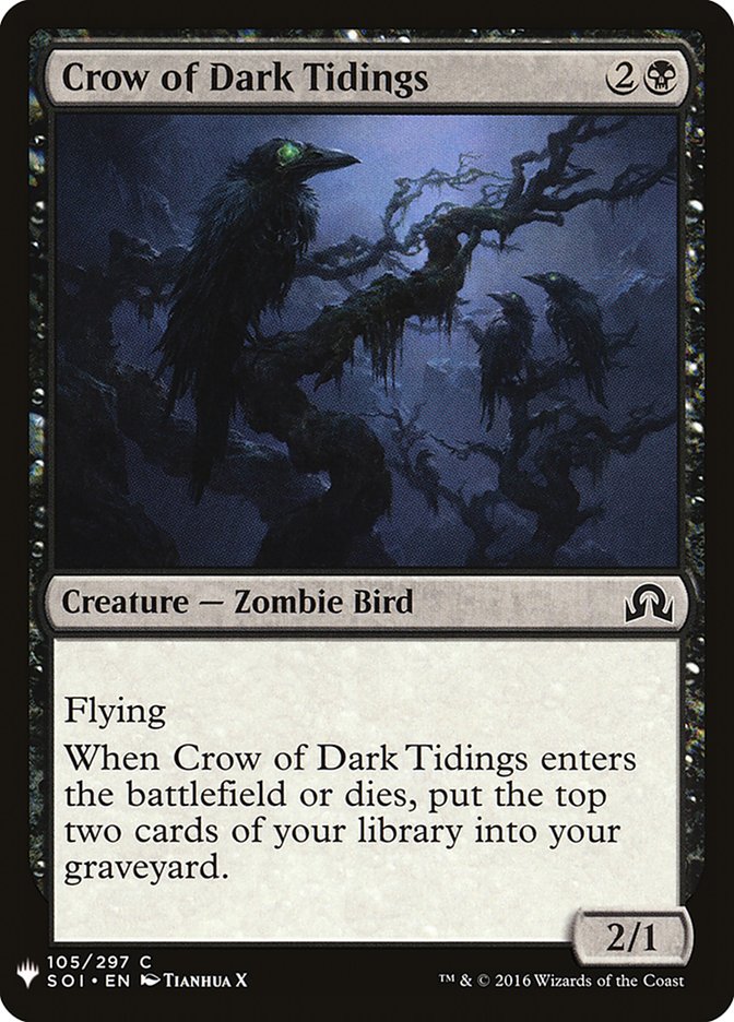 Crow of Dark Tidings [Mystery Booster] | Impulse Games and Hobbies