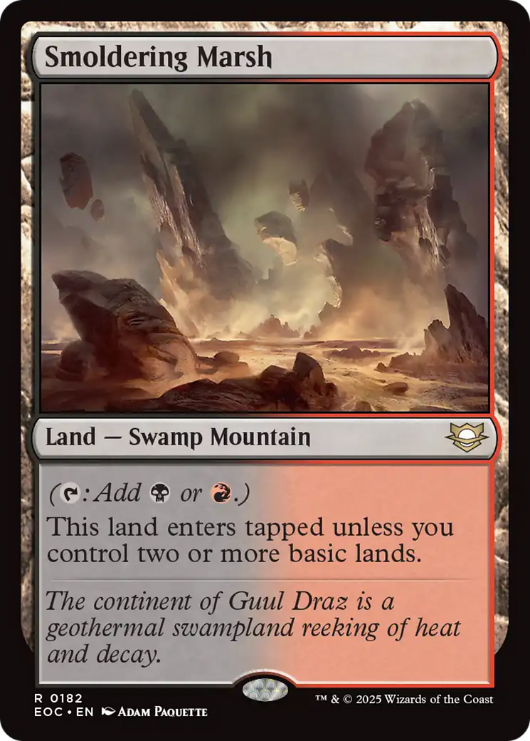 Smoldering Marsh [Edge of Eternities Commander] | Impulse Games and Hobbies