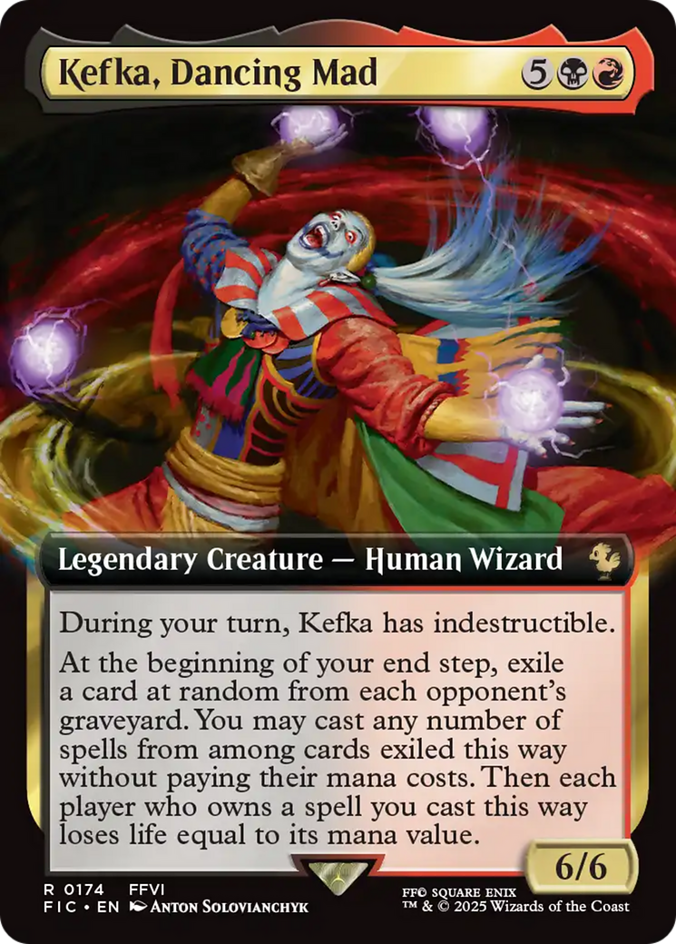 Kefka, Dancing Mad (Extended Art) [FINAL FANTASY Commander] | Impulse Games and Hobbies