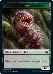 Elemental // Pest Double-Sided Token [Strixhaven: School of Mages Tokens] | Impulse Games and Hobbies