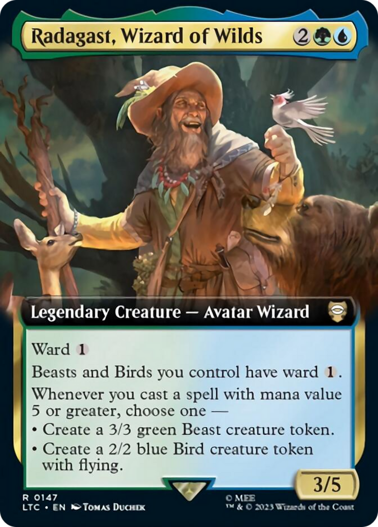 Radagast, Wizard of Wilds (Extended Art) [The Lord of the Rings: Tales of Middle-Earth Commander] | Impulse Games and Hobbies