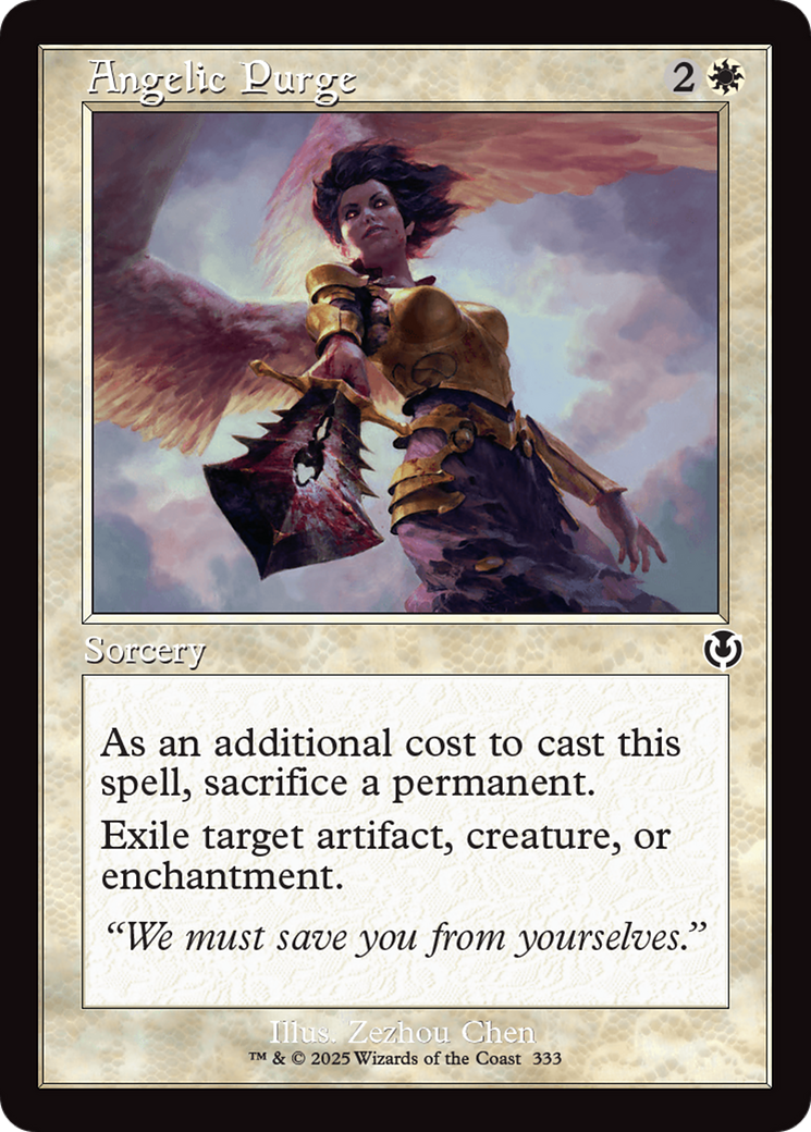 Angelic Purge (Retro Frame) [Innistrad Remastered] | Impulse Games and Hobbies