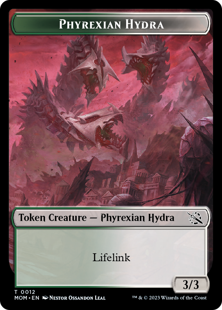 Phyrexian Hydra Token (12) [March of the Machine Tokens] | Impulse Games and Hobbies