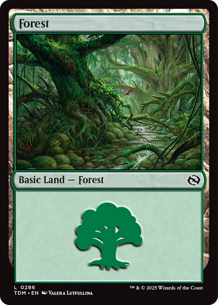Forest (0286) [Tarkir: Dragonstorm] | Impulse Games and Hobbies