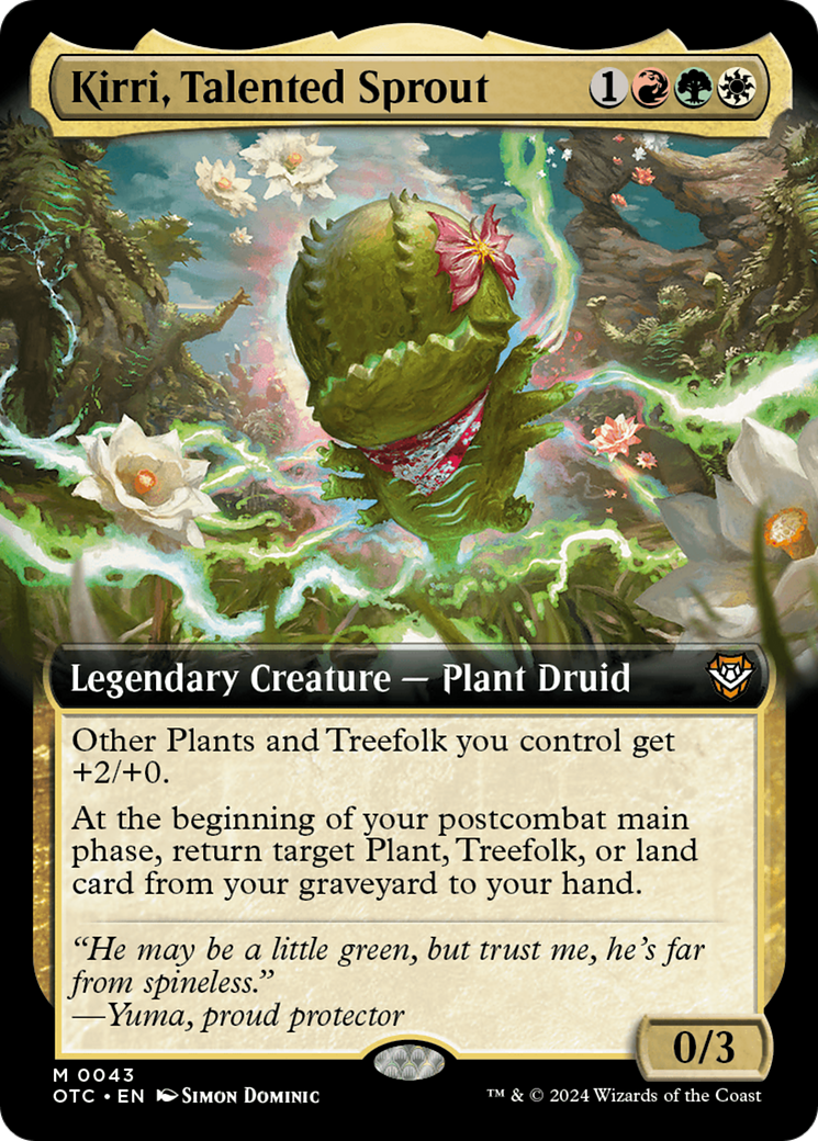 Kirri, Talented Sprout (Extended Art) [Outlaws of Thunder Junction Commander] | Impulse Games and Hobbies