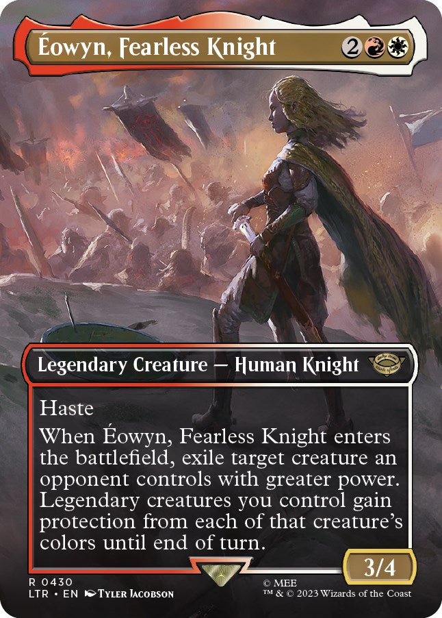 Eowyn, Fearless Knight (Borderless Alternate Art) [The Lord of the Rings: Tales of Middle-Earth] | Impulse Games and Hobbies