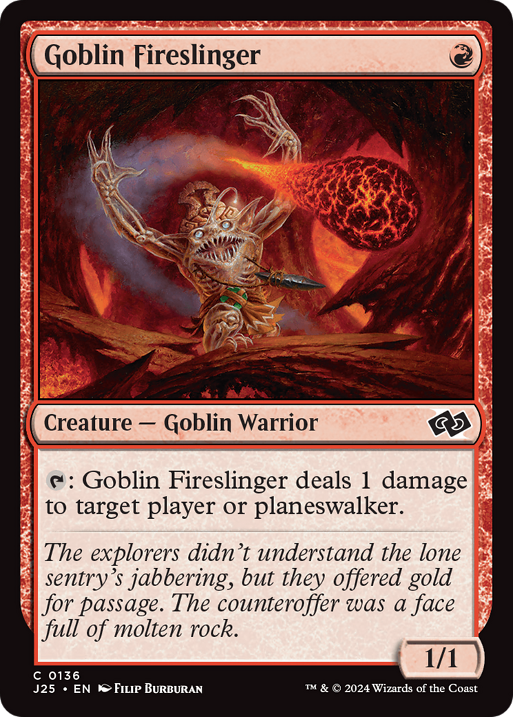 Goblin Fireslinger [Foundations Jumpstart] | Impulse Games and Hobbies