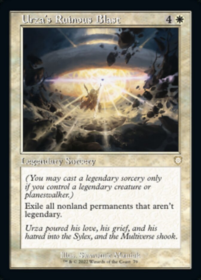 Urza's Ruinous Blast (Retro) [The Brothers' War Commander] | Impulse Games and Hobbies