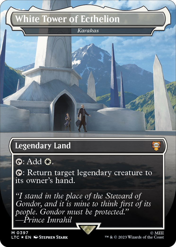 White Tower of Ecthelion - Karakas (Surge Foil Realms and Relics) [The Lord of the Rings: Tales of Middle-Earth Commander] | Impulse Games and Hobbies