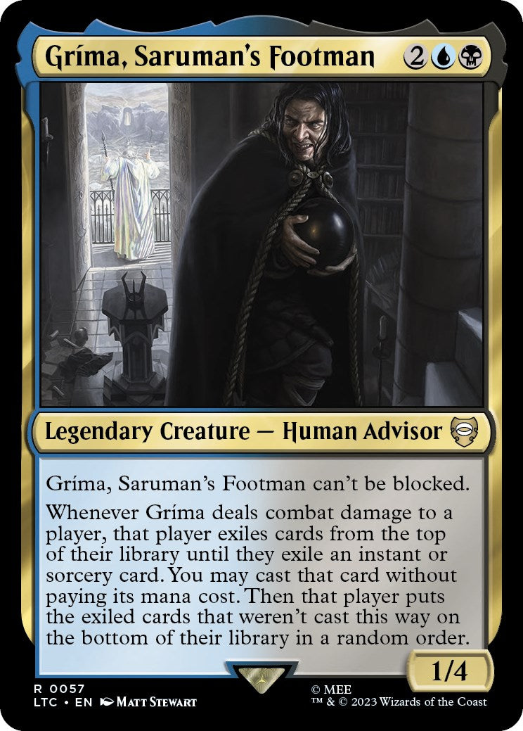 Grima, Saruman's Footman [The Lord of the Rings: Tales of Middle-Earth Commander] | Impulse Games and Hobbies