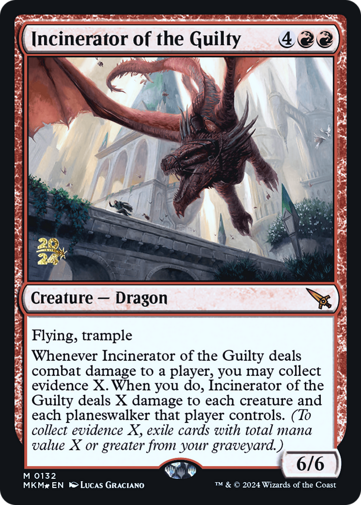 Incinerator of the Guilty [Murders at Karlov Manor Prerelease Promos] | Impulse Games and Hobbies