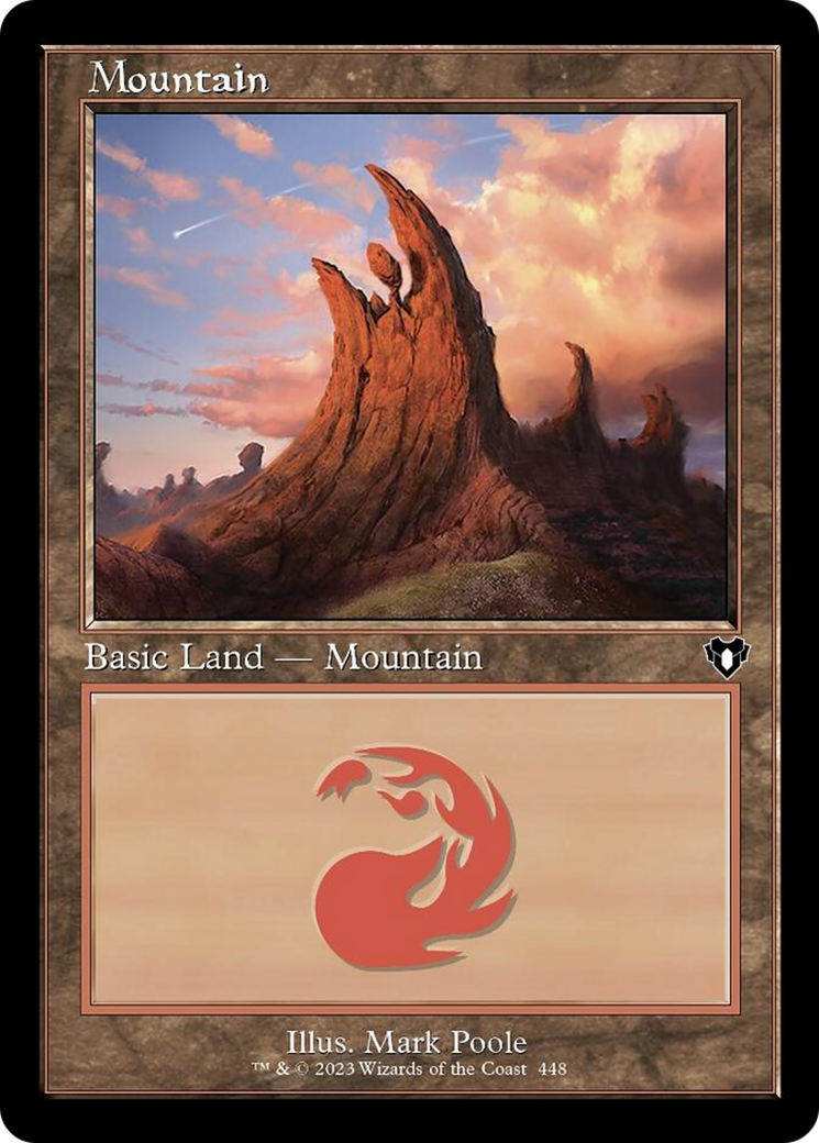 Mountain (448) (Retro) [Commander Masters] | Impulse Games and Hobbies