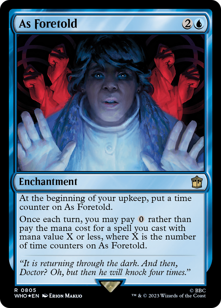 As Foretold (Surge Foil) [Doctor Who] | Impulse Games and Hobbies