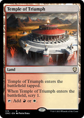 Temple of Triumph [Phyrexia: All Will Be One Commander] | Impulse Games and Hobbies